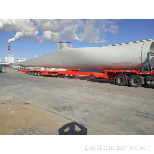 Special Purpose Semitrailer Wind Turbine Blade Transport Trailer Factory